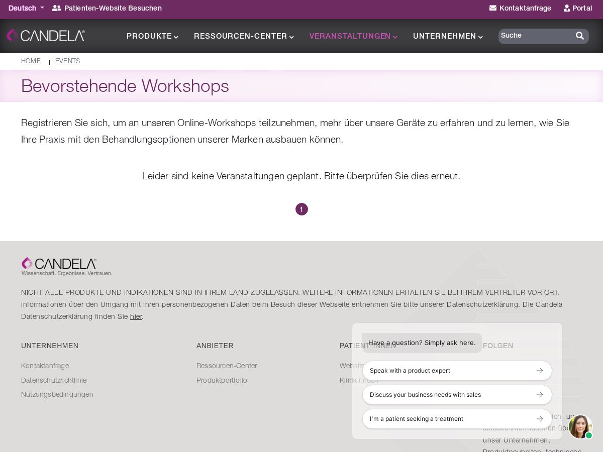 Vorschau von Candela – Workshops