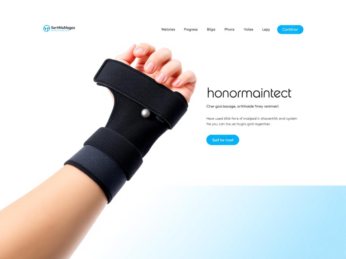 Website-Vorschau von Bauerfeind – Bandagen & Orthesen für Hand und Handgelenk