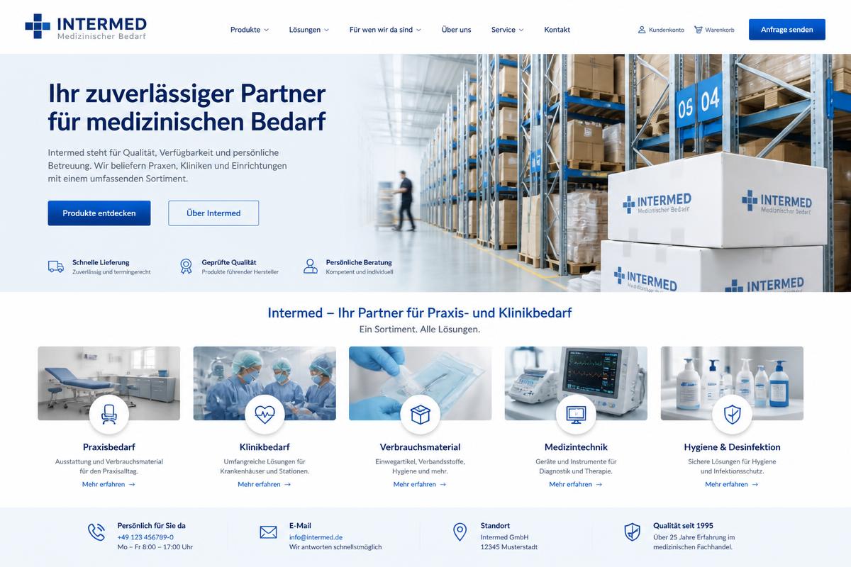 Intermed – Medizinischer Praxisbedarf & Logistik