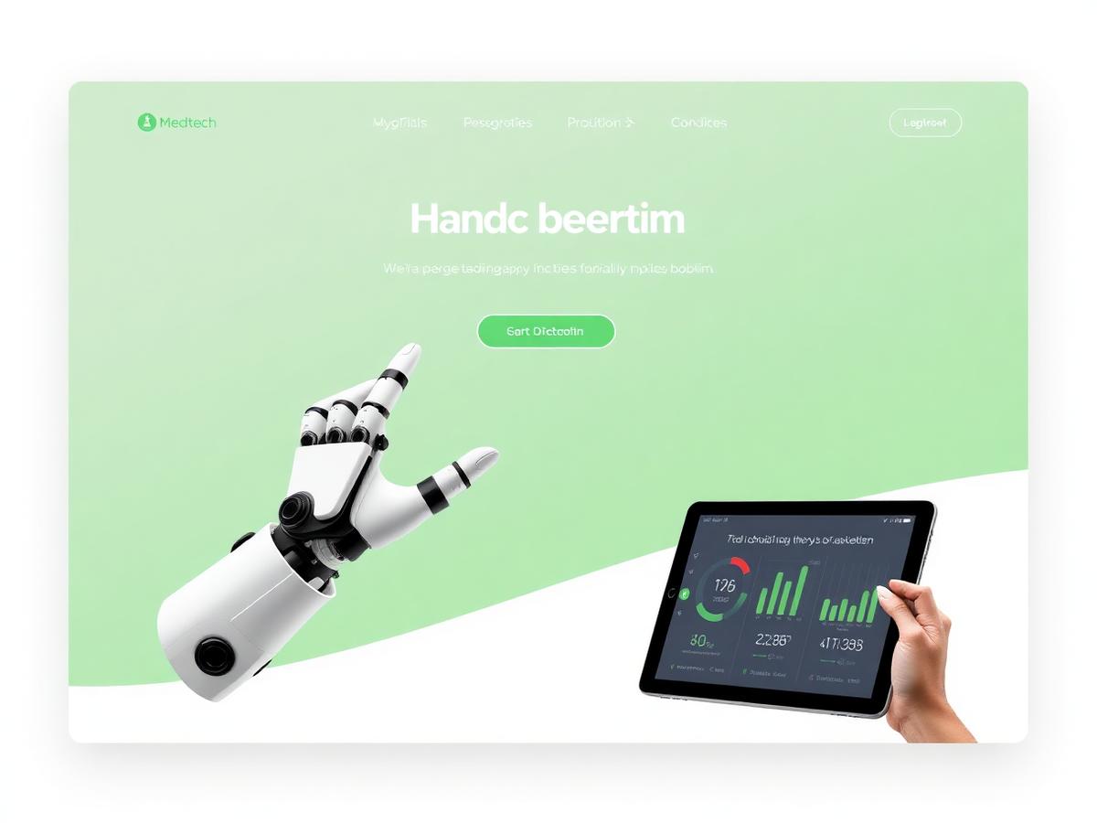 Website-Vorschau von LIME medical – Digitale Handtherapie & Rehabilitation