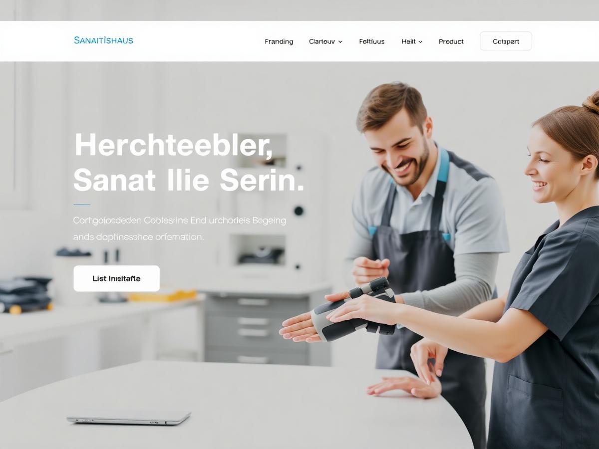 Website-Vorschau von Luttermann – Sanitätshaus & Orthopädietechnik