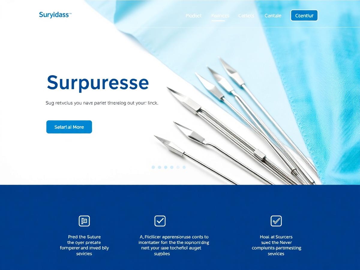 Website-Vorschau von mednaht GmbH – Medizinisches Nahtmaterial