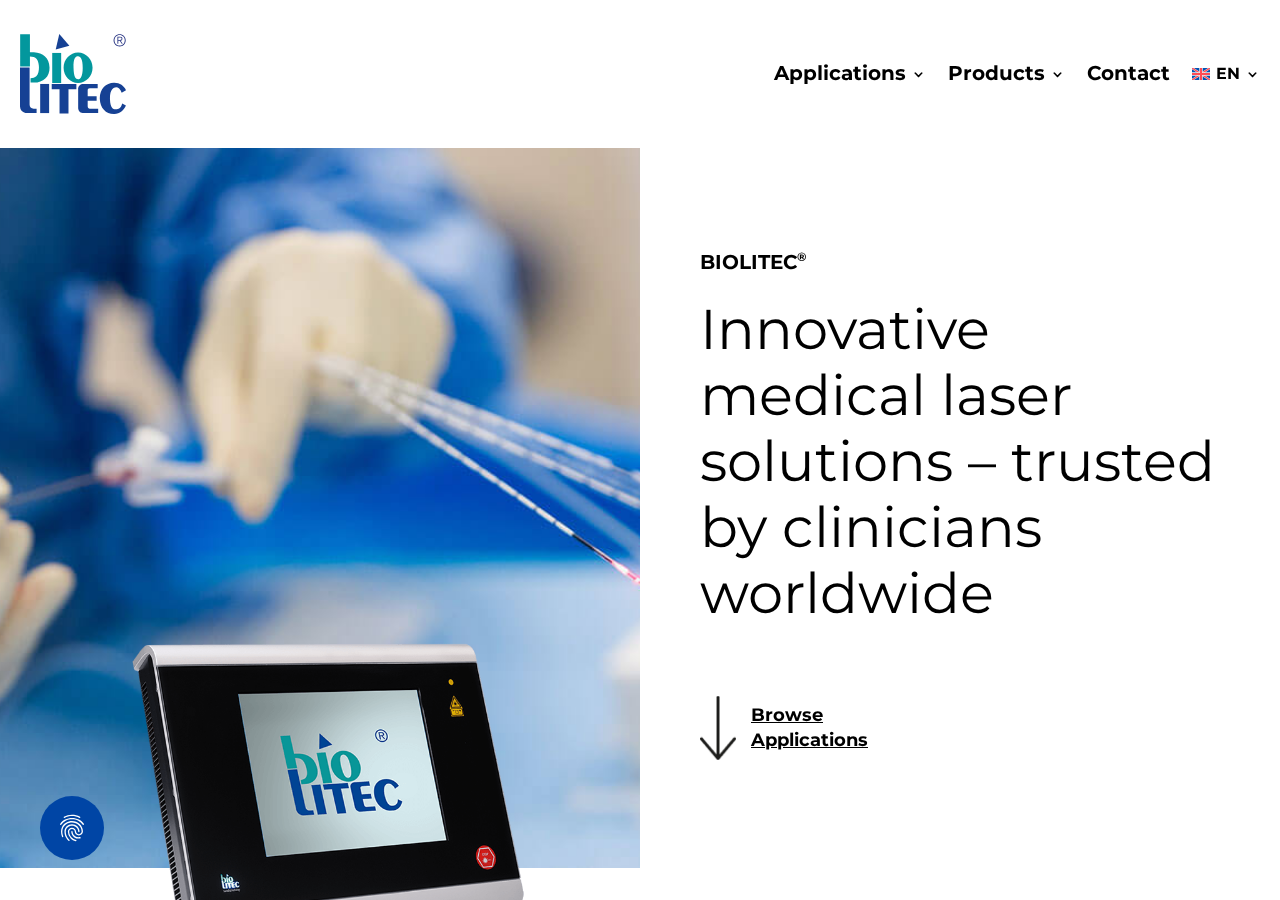 Website-Vorschau von Biolitec – Lasermedizin & Gerätetechnik